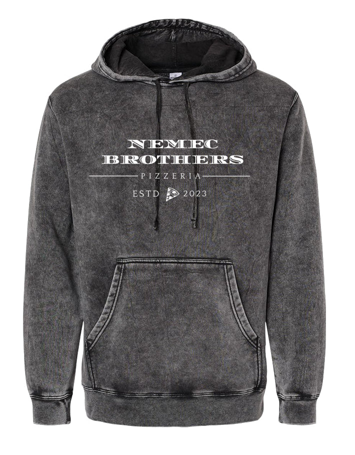 Unisex Midweight Mineral Wash Hooded Sweatshirt